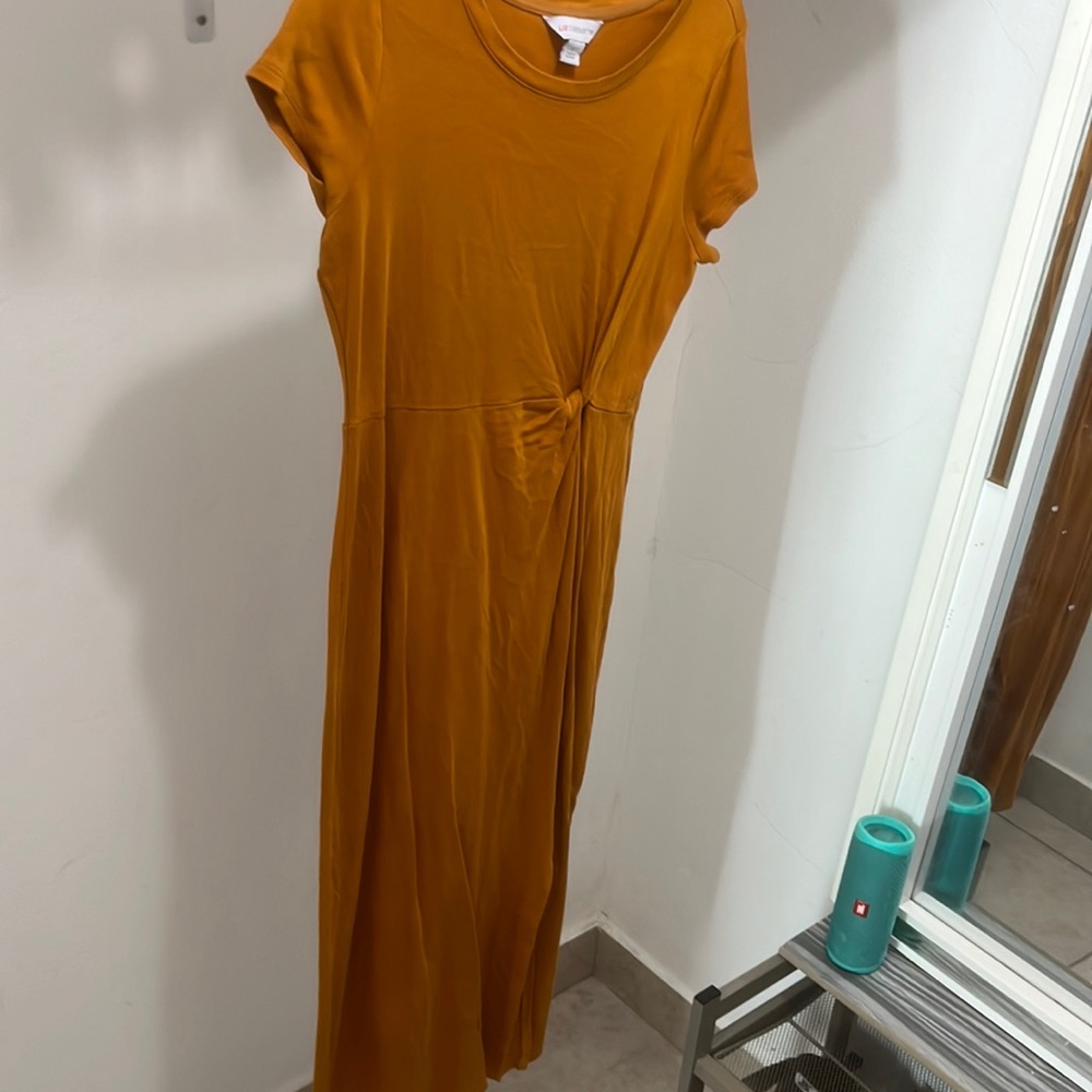 Mustard dress